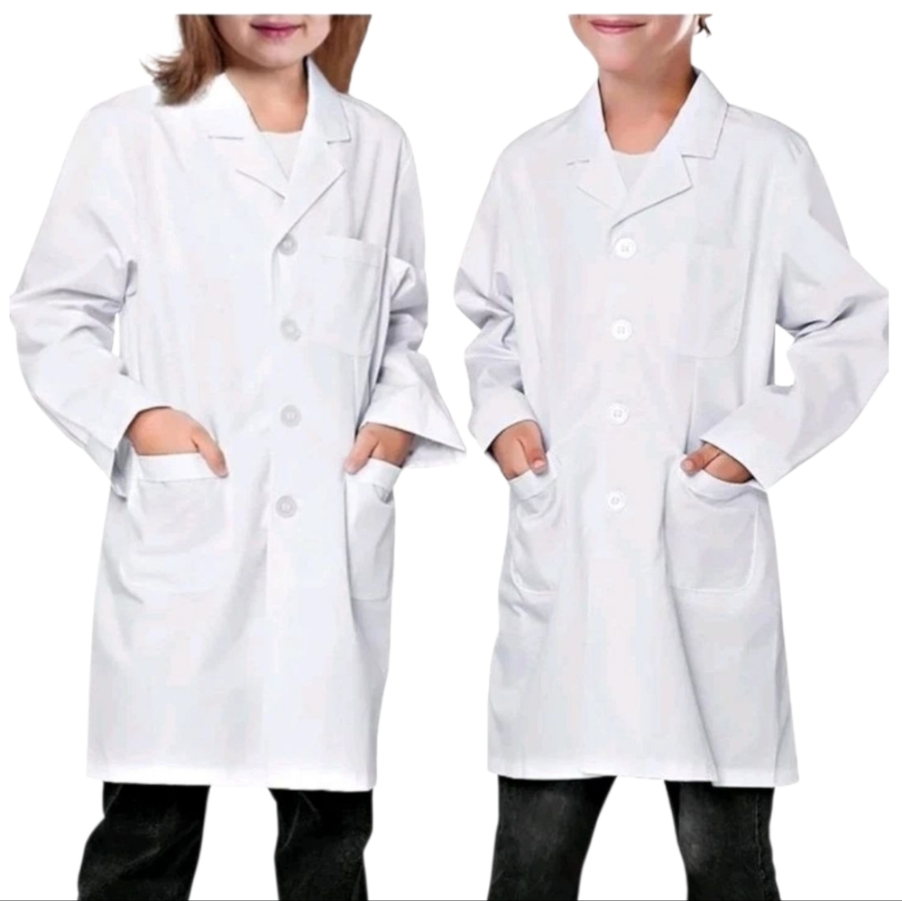 Dress‎ Up Lab Coat for Kids -  Doctor's Lab Coat for Girls / Boys Large